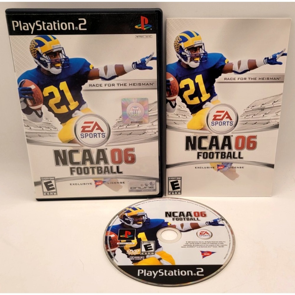NCAA Football 06 PS2 CIB Complete In Box EA Sports
